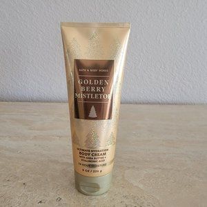 Bath and Body Works Golden Berry Mistletoe Ultimate Hydration Body Cream 8oz NEW